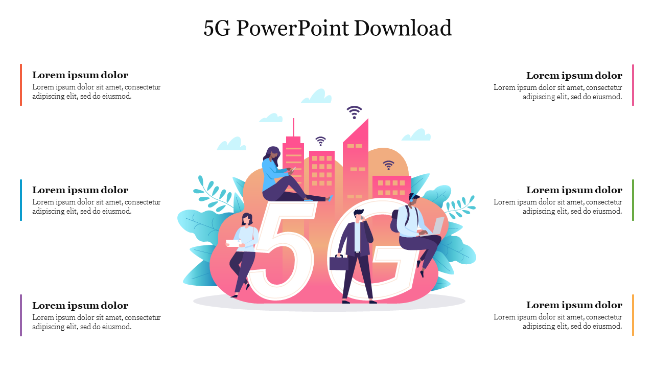 Inspire everyone with 5G PowerPoint Download Slides